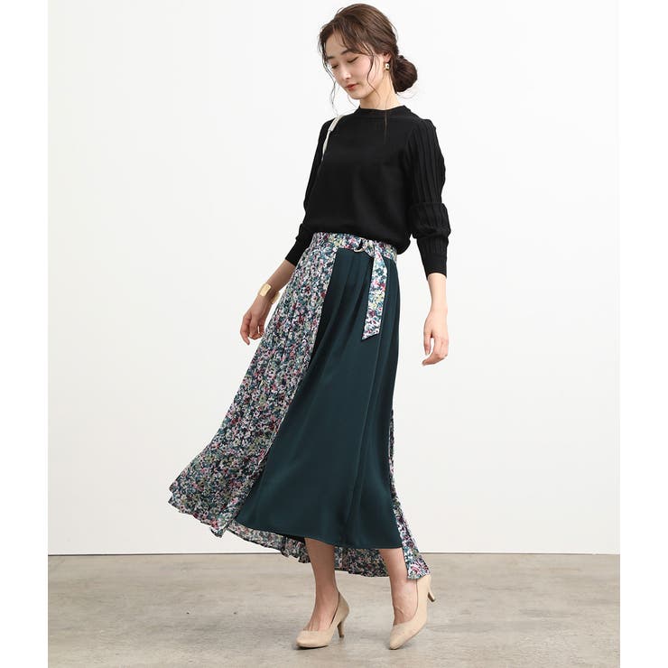 袖プリーツモックネックプルオーバー | VIS  | 詳細画像11 