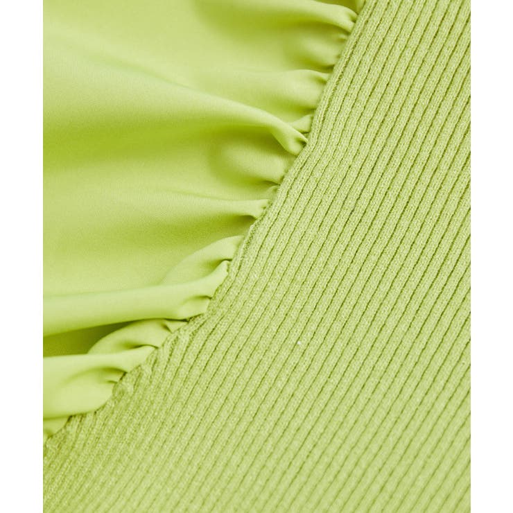 【前後2WAY】くしゅっと袖シャーリングニット | VIS  | 詳細画像24 