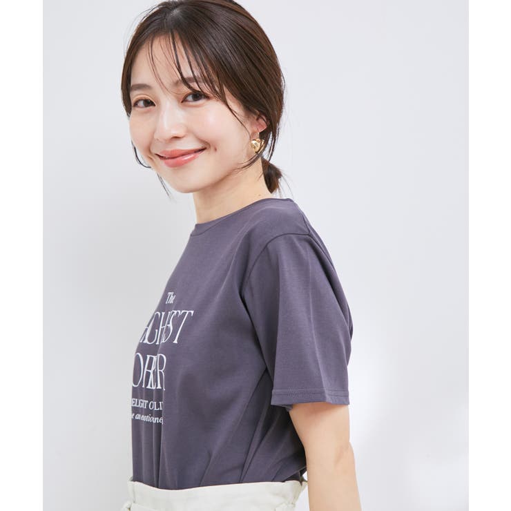 接触冷感・洗える】シンプルロゴTシャツ[品番：VISW0036441]｜VIS