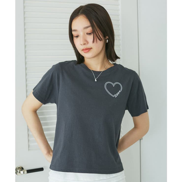 ハート＆リボンモチーフアソートTシャツ | VIS  | 詳細画像8 