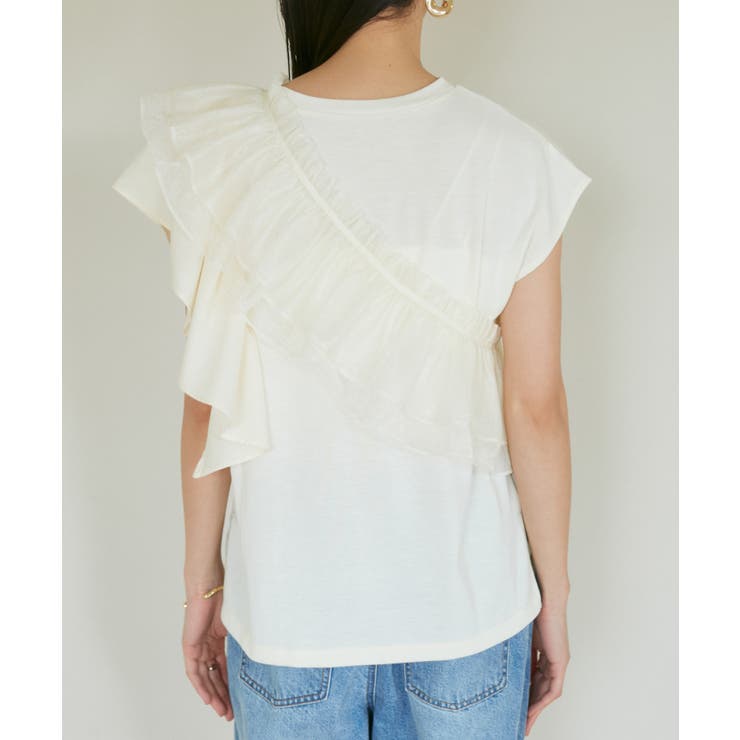 【SET】サッシュ付きフリルドッキングプルオーバー | VIS  | 詳細画像17 