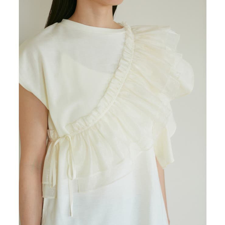 【SET】サッシュ付きフリルドッキングプルオーバー | VIS  | 詳細画像19 