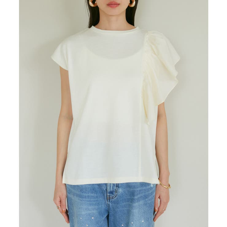 【SET】サッシュ付きフリルドッキングプルオーバー | VIS  | 詳細画像24 