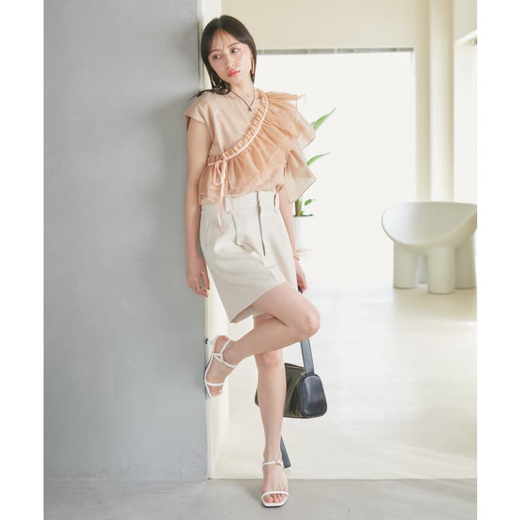 【SET】サッシュ付きフリルドッキングプルオーバー | VIS  | 詳細画像30 