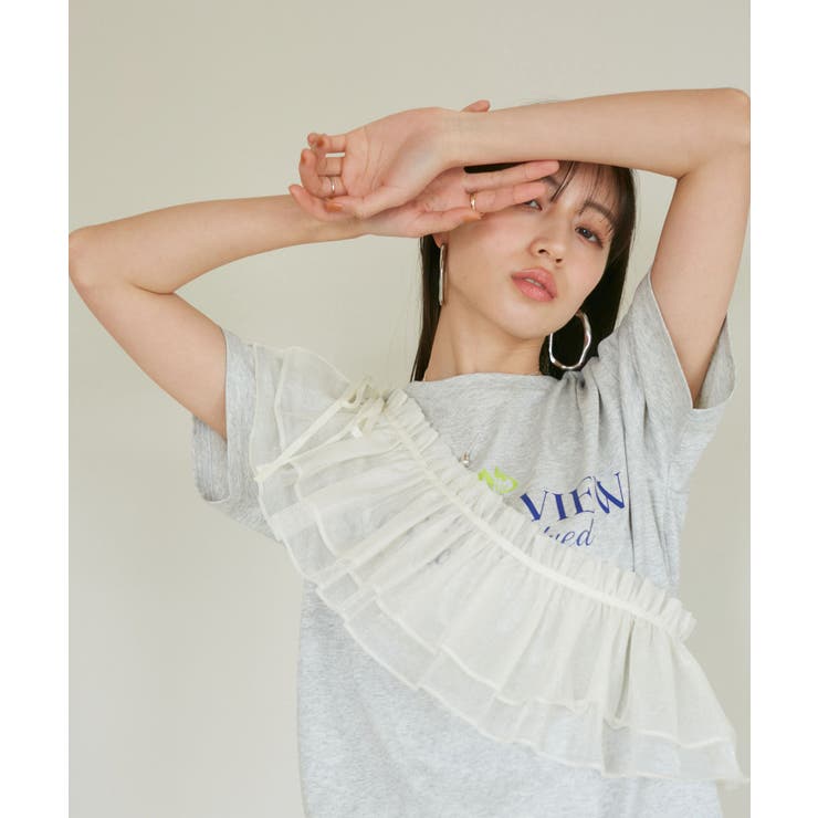 【SET】サッシュ付きフリルドッキングプルオーバー | VIS  | 詳細画像40 