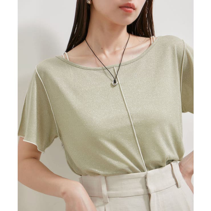 【洗える】ラメメローTシャツ | VIS  | 詳細画像1 