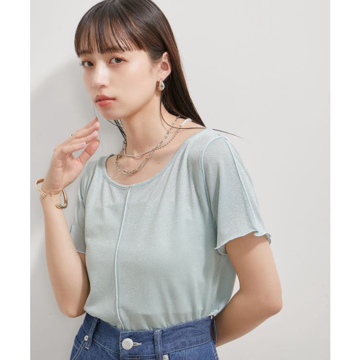 【洗える】ラメメローTシャツ | VIS  | 詳細画像12 