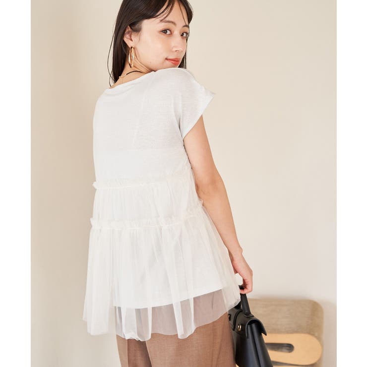 チュールコンビラメプルオーバー | VIS  | 詳細画像16 