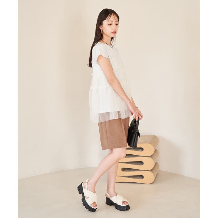 チュールコンビラメプルオーバー | VIS  | 詳細画像18 