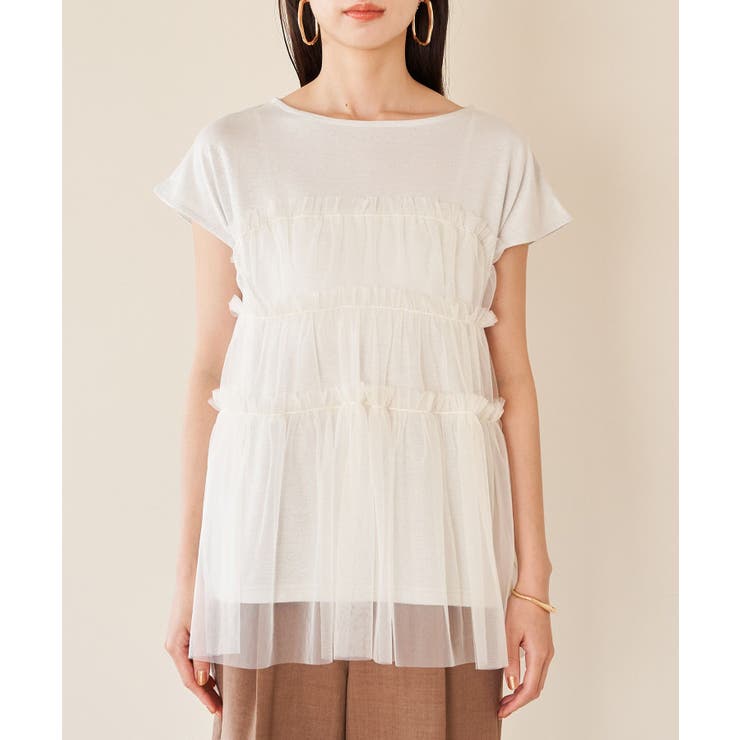 チュールコンビラメプルオーバー | VIS  | 詳細画像19 