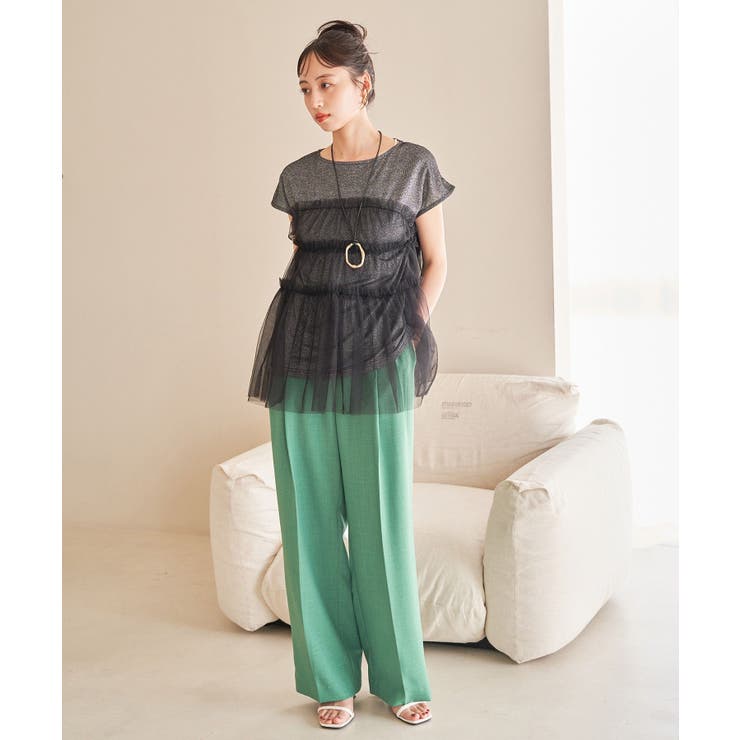 チュールコンビラメプルオーバー | VIS  | 詳細画像5 