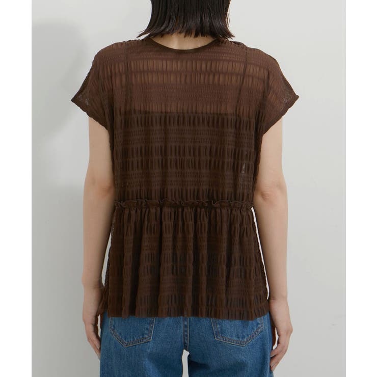 シャーリングカーデ×キャミアンサンブル | VIS  | 詳細画像10 