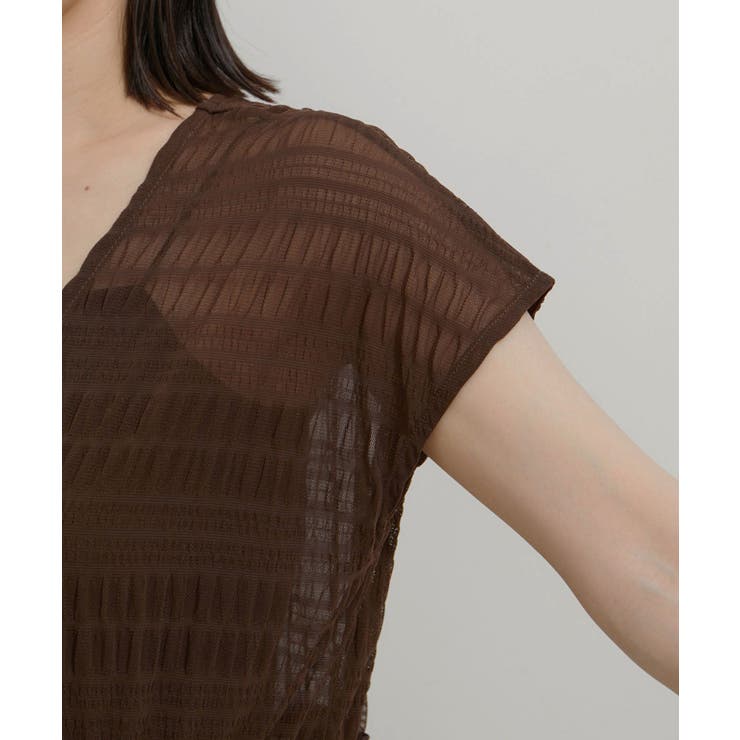 シャーリングカーデ×キャミアンサンブル | VIS  | 詳細画像12 