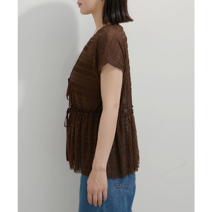 シャーリングカーデ×キャミアンサンブル | VIS  | 詳細画像9 