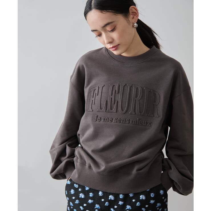 国内配送★XLARGE★エンボス加工ロゴ スウェット 3色 定番 エンボスロゴスウェット[品番：VISW0048511]｜VIS （ビス ）の
