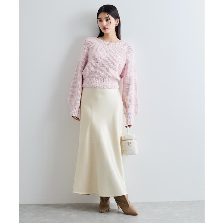 ユルネックポコポコヤーンニットプルオーバー | VIS  | 詳細画像2 