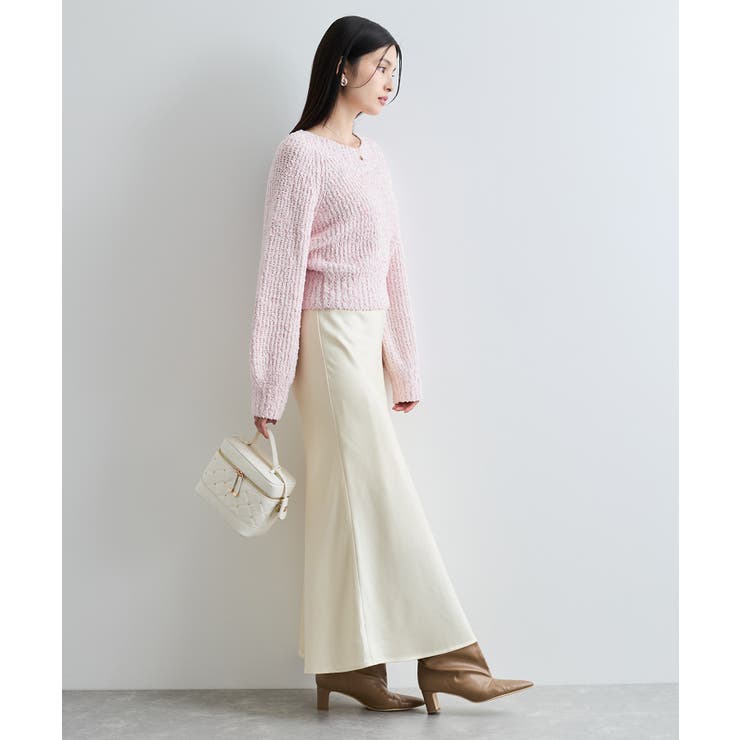 ユルネックポコポコヤーンニットプルオーバー | VIS  | 詳細画像3 