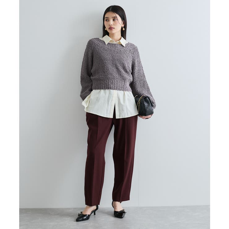 ユルネックポコポコヤーンニットプルオーバー | VIS  | 詳細画像4 