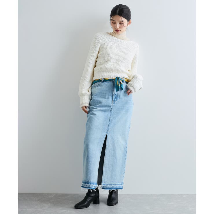 ユルネックポコポコヤーンニットプルオーバー | VIS  | 詳細画像5 