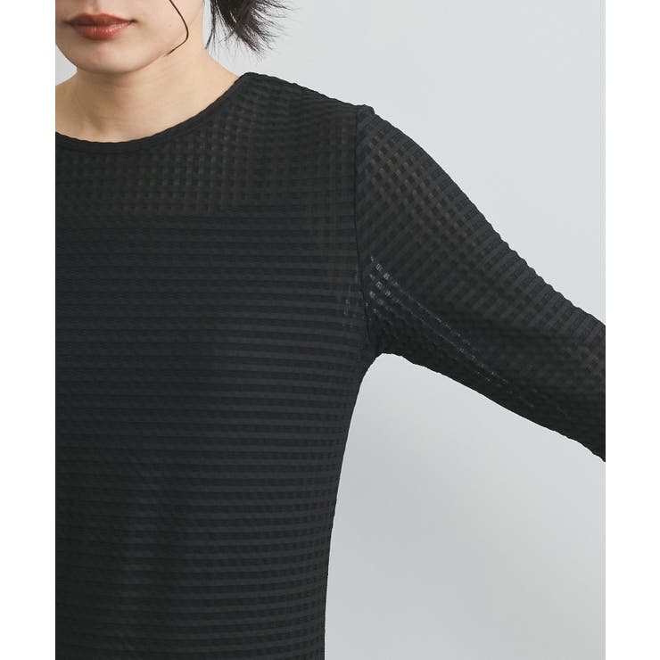 クルーネックインナートップス（レース・チェック・ラメ・シアー） | VIS  | 詳細画像27 