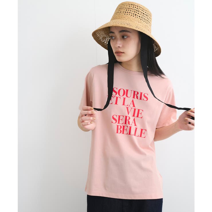 【接触冷感/洗える】アソートロゴプリントTシャツ | VIS  | 詳細画像4 