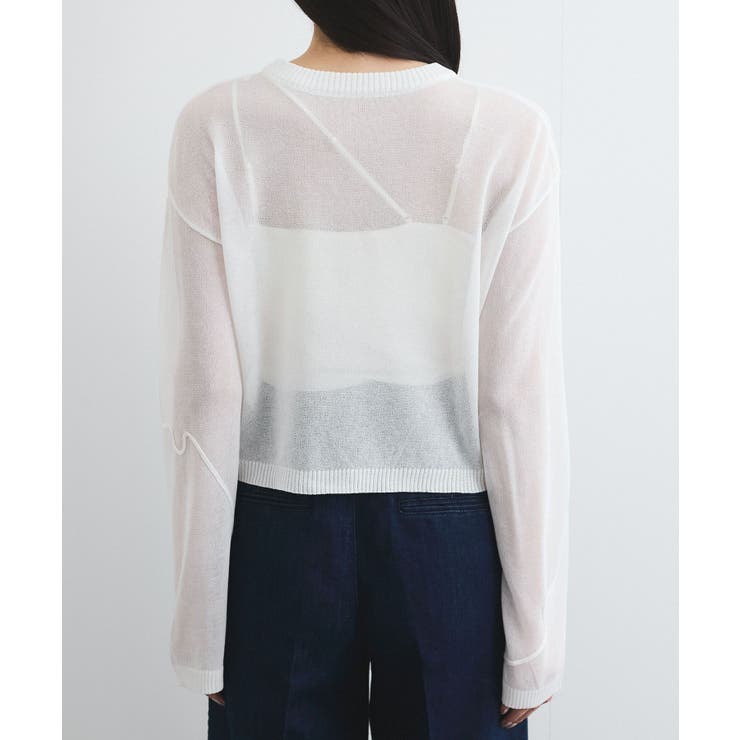 コード刺繍シアーニット | VIS  | 詳細画像15 