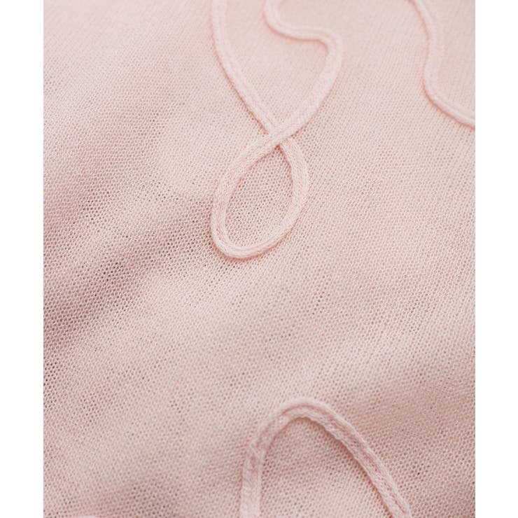 コード刺繍シアーニット | VIS  | 詳細画像22 