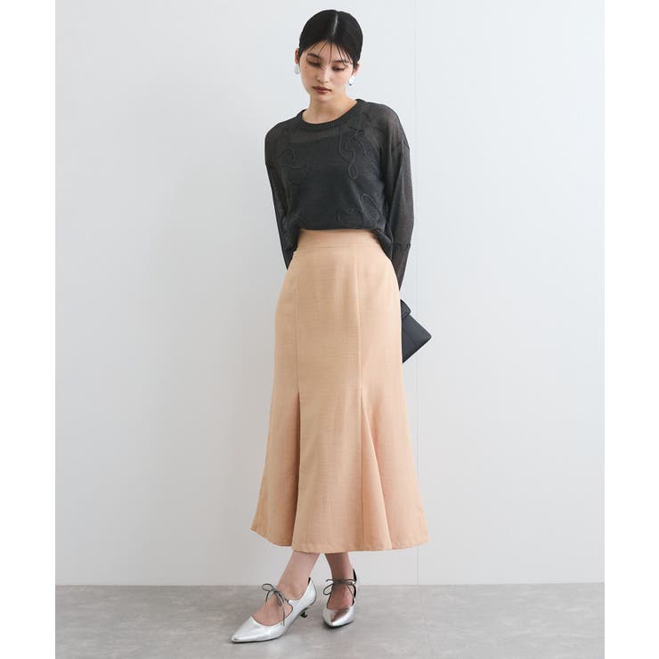 コード刺繍シアーニット | VIS  | 詳細画像6 