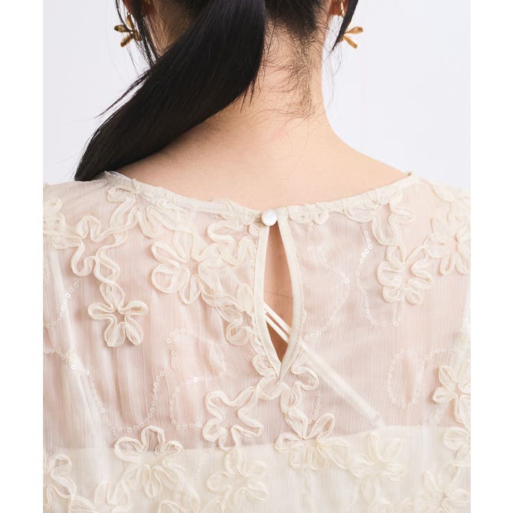 コード刺繍シアープルオーバー | VIS  | 詳細画像15 