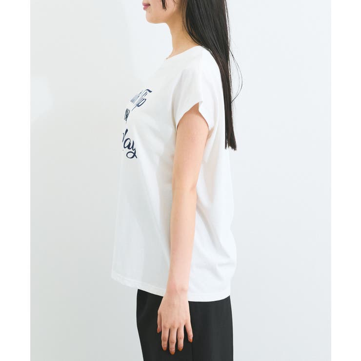 フレンチスリーブロゴアソートTシャツ | VIS  | 詳細画像17 