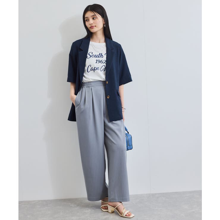 フレンチスリーブロゴアソートTシャツ | VIS  | 詳細画像6 