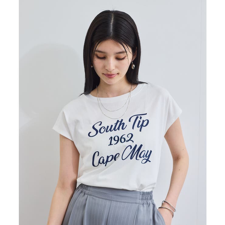 フレンチスリーブロゴアソートTシャツ | VIS  | 詳細画像7 