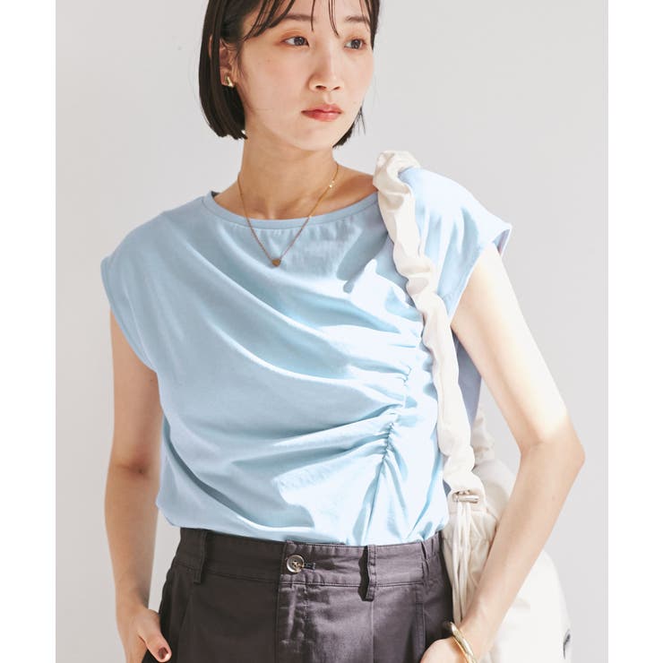 サックス(48) | アシメギャザートップス | VIS 