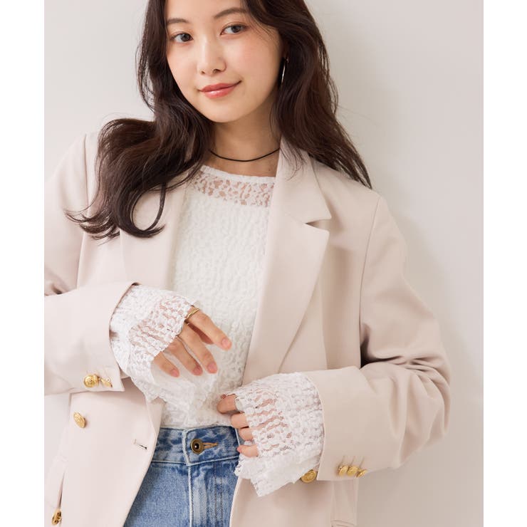 フレアスリーブレーストップス | VIS  | 詳細画像4 