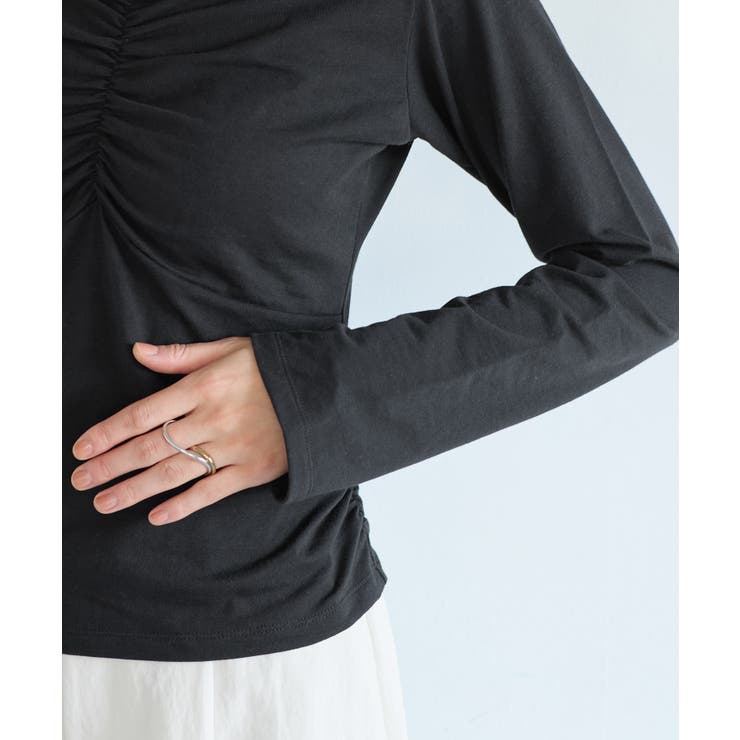 シャーリングギャザーカットソー | VIS  | 詳細画像24 