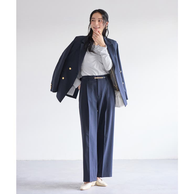 シャーリングギャザーカットソー | VIS  | 詳細画像8 