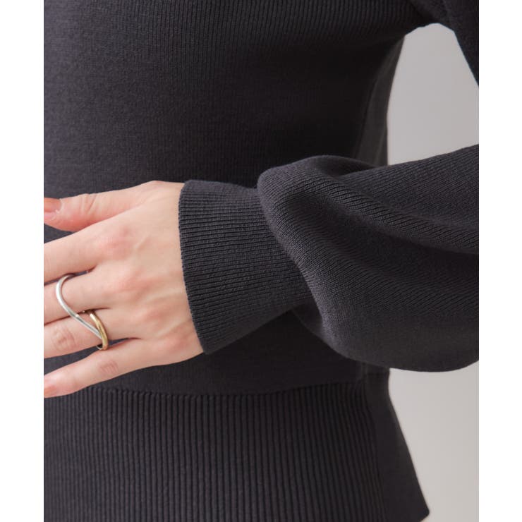 レースカラーニットプルオーバー/イージーケア | VIS  | 詳細画像27 