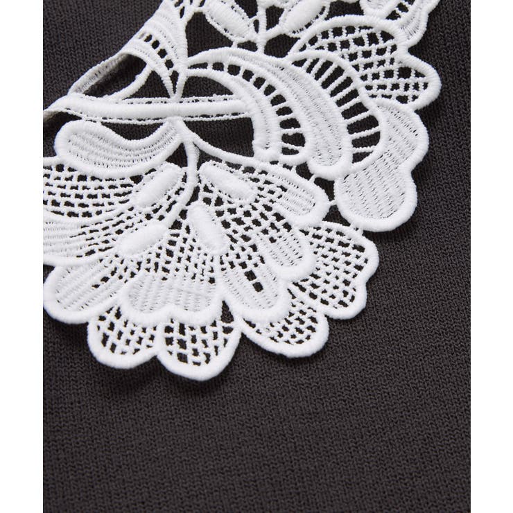 レースカラーニットプルオーバー/イージーケア | VIS  | 詳細画像29 