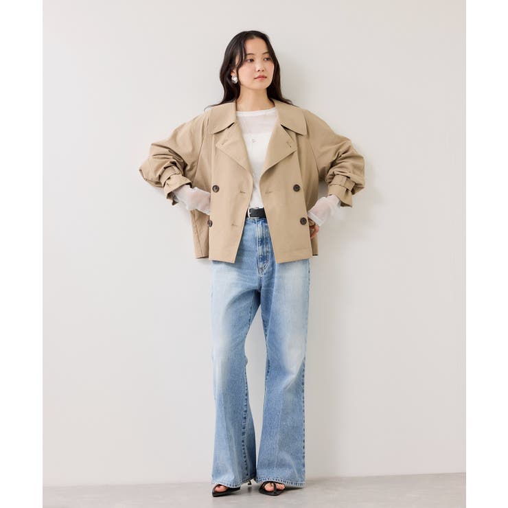 ラメメッシュスリーブ切り替えシアーロンT | VIS  | 詳細画像16 