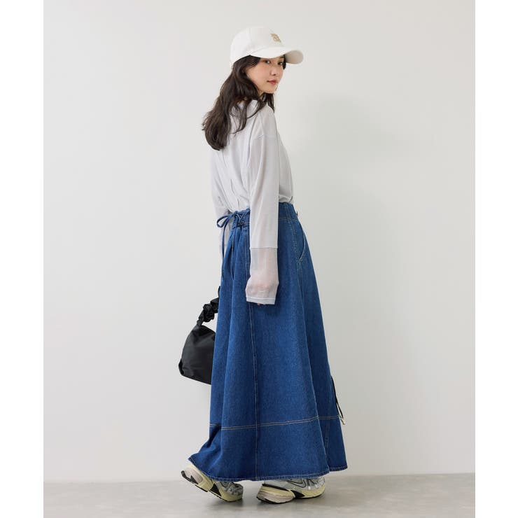 ラメメッシュスリーブ切り替えシアーロンT | VIS  | 詳細画像26 