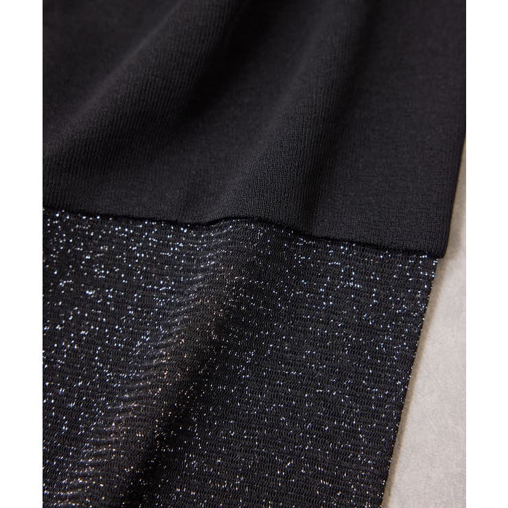 ラメメッシュスリーブ切り替えシアーロンT | VIS  | 詳細画像40 