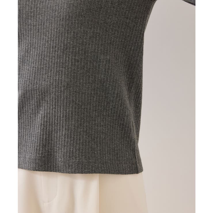 バイカラーポロ襟カットソー/イージーケア | VIS  | 詳細画像28 