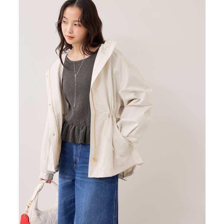 スラブヤーンペプラムフリルニットプルオーバー | VIS  | 詳細画像15 