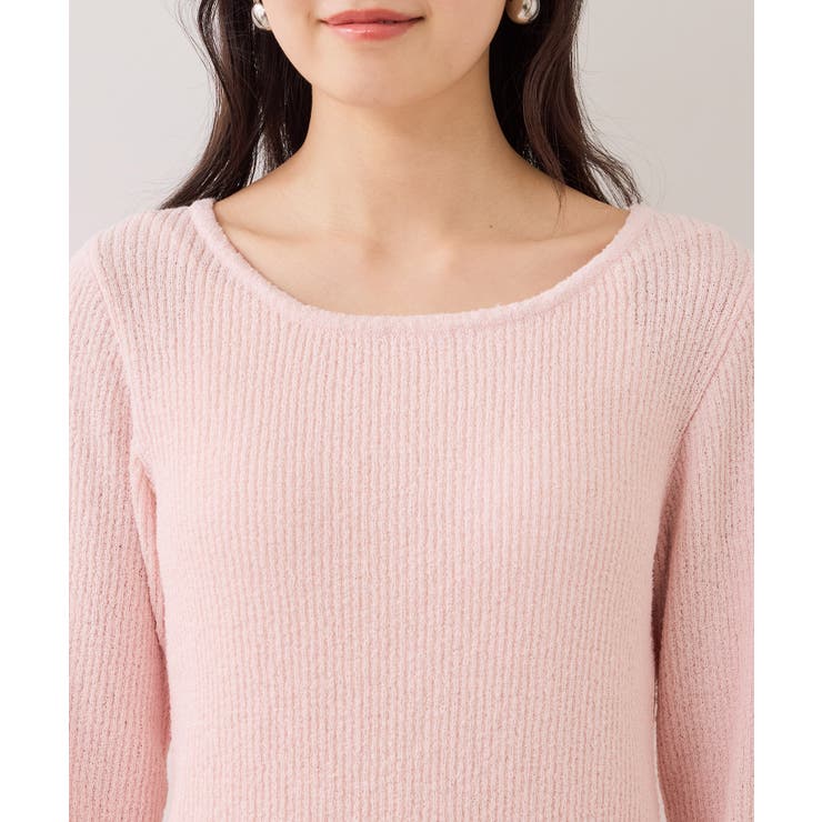 スラブヤーンペプラムフリルニットプルオーバー | VIS  | 詳細画像25 