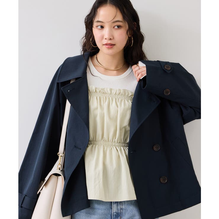 シャーリングビスチェドッキングニット/イージーケア | VIS  | 詳細画像13 