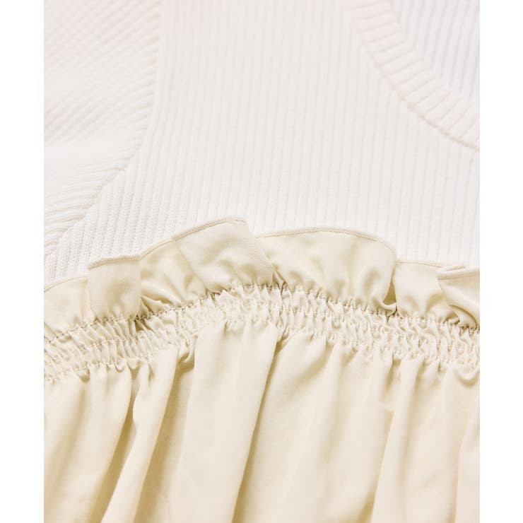 シャーリングビスチェドッキングニット/イージーケア | VIS  | 詳細画像29 