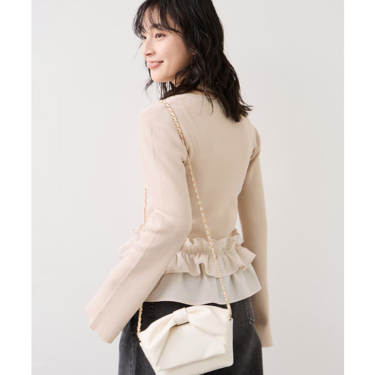 裾フリルティアードドッキングニット | VIS  | 詳細画像13 