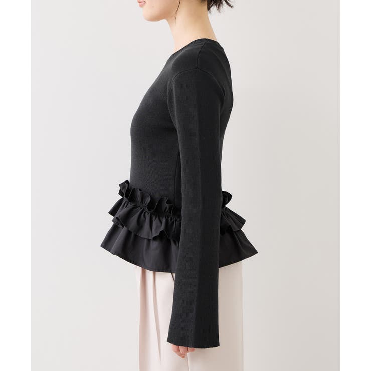 裾フリルティアードドッキングニット | VIS  | 詳細画像23 