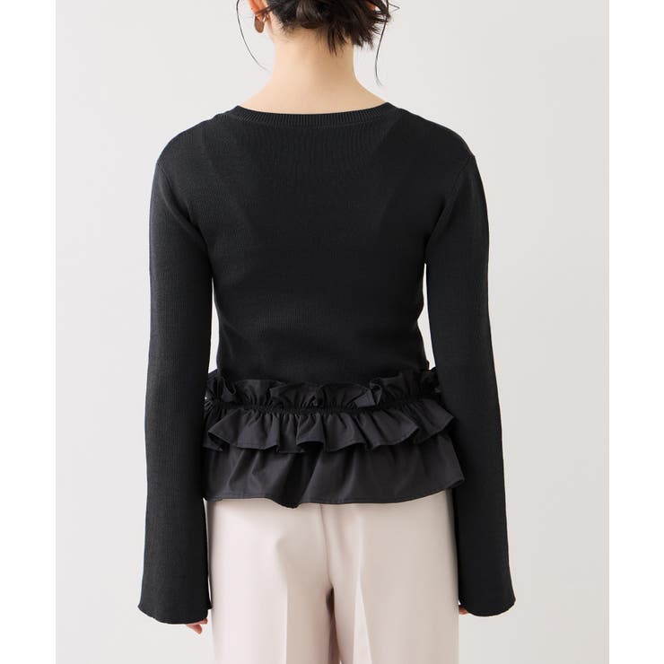 裾フリルティアードドッキングニット | VIS  | 詳細画像24 