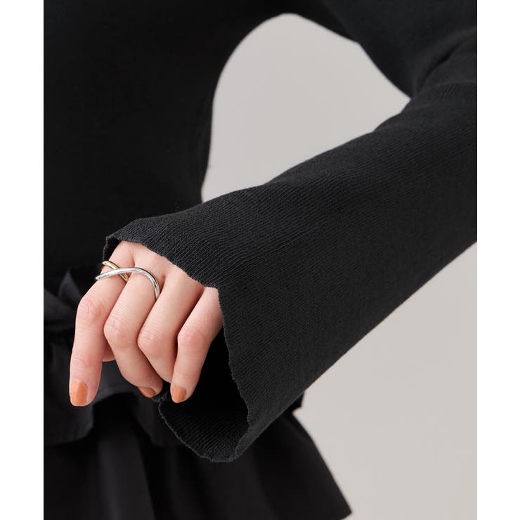 裾フリルティアードドッキングニット | VIS  | 詳細画像28 